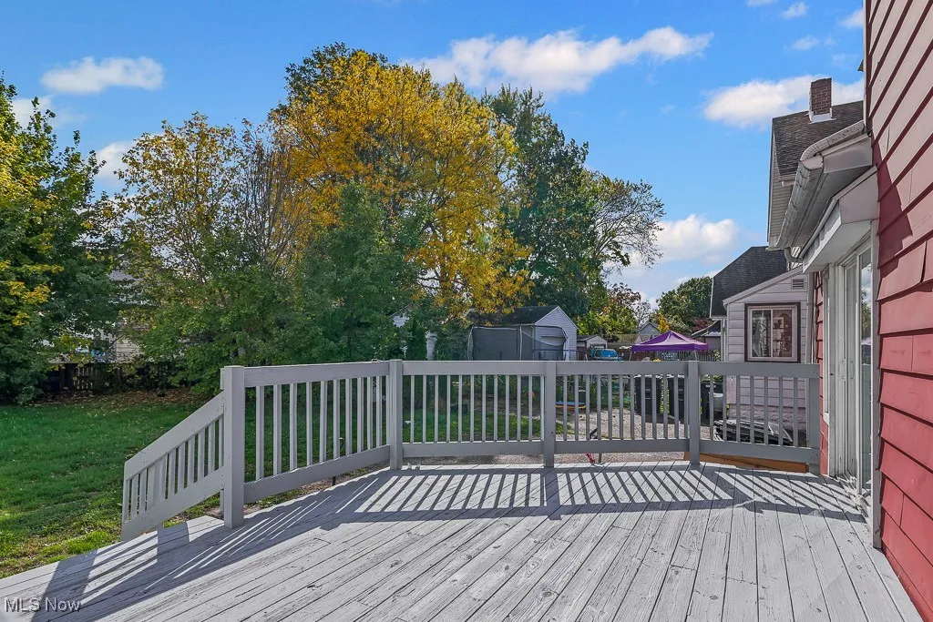 View of deck