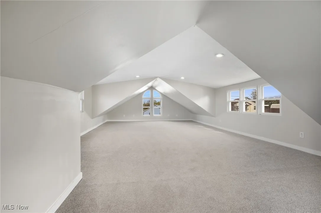 Finished attic space