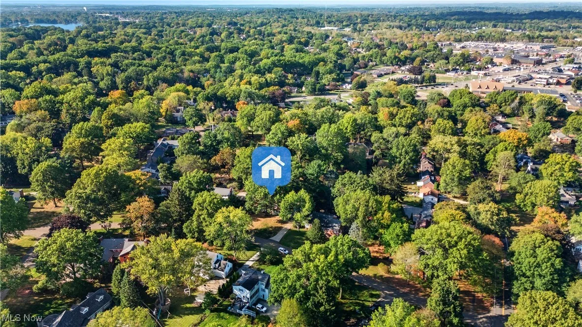 Aerial overview of property's location