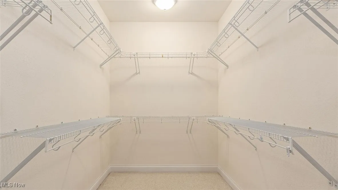 View of spacious closet