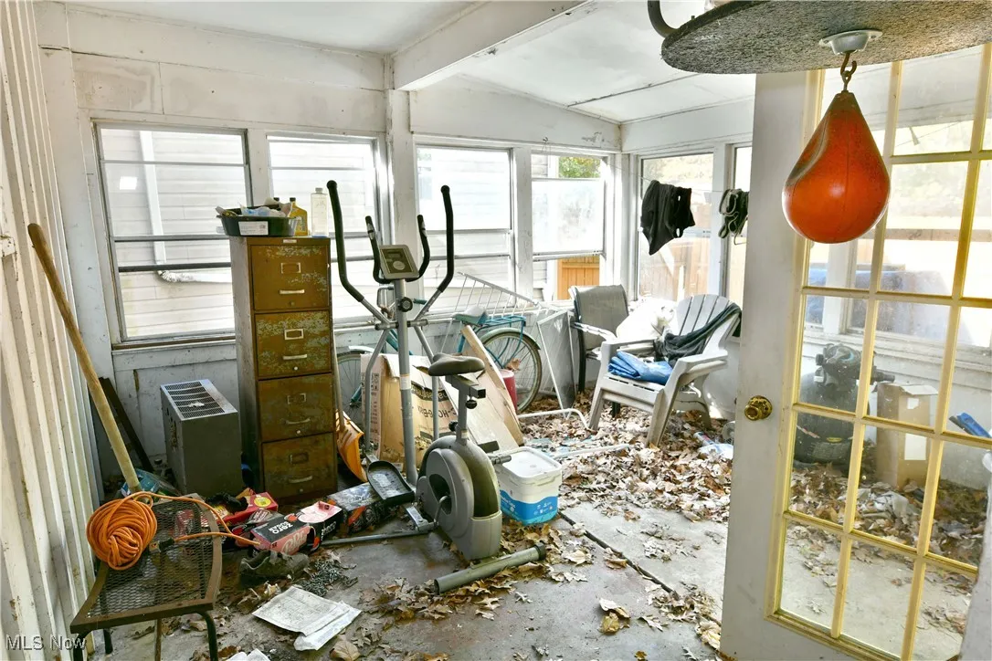 View of workout area