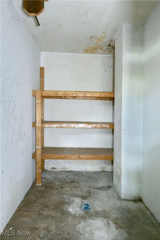 View of storage room