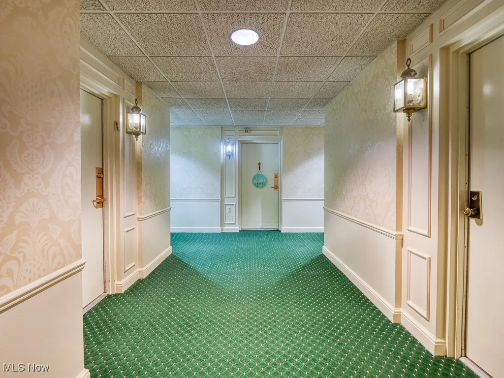 hallway to unit