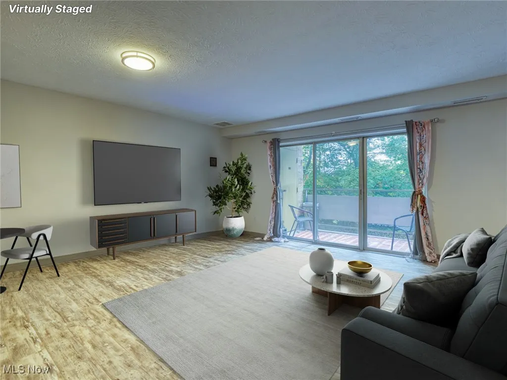 virtually stage living room