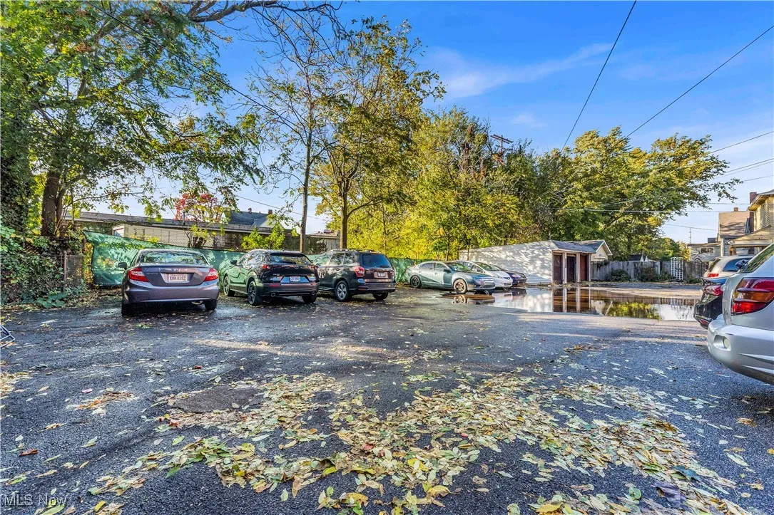 View of uncovered parking lot