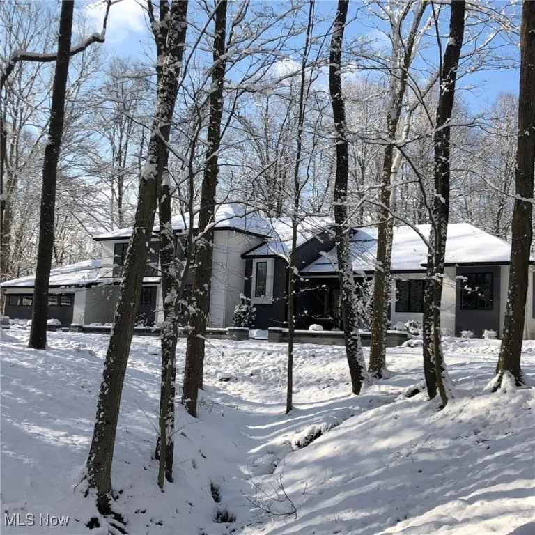 Even in the winter, covered with a soft snow,
