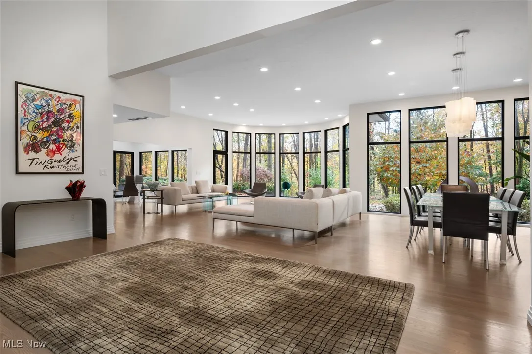 .....an amazing view of the sophisticated, updated main living area.