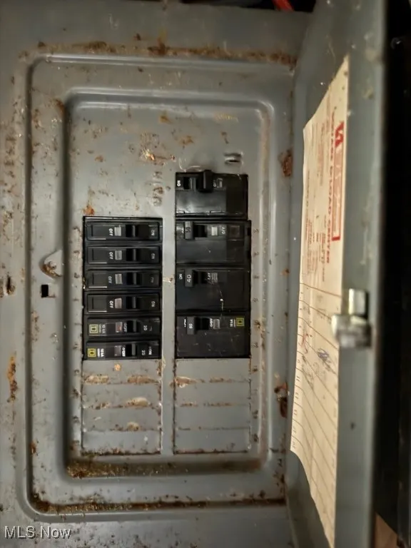 Utility room featuring electric panel