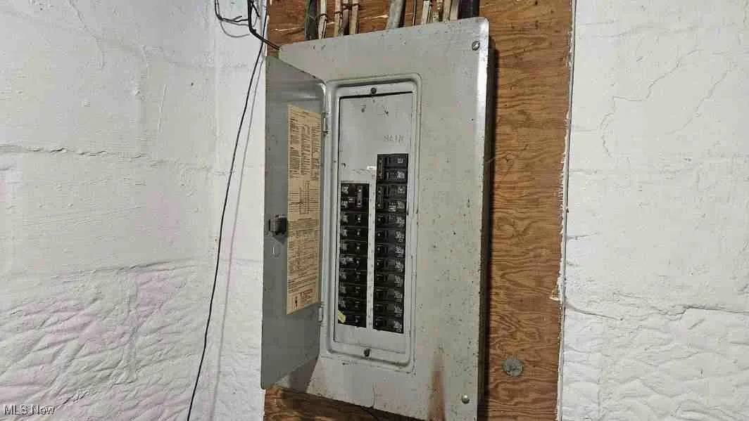 Utility room with electric panel