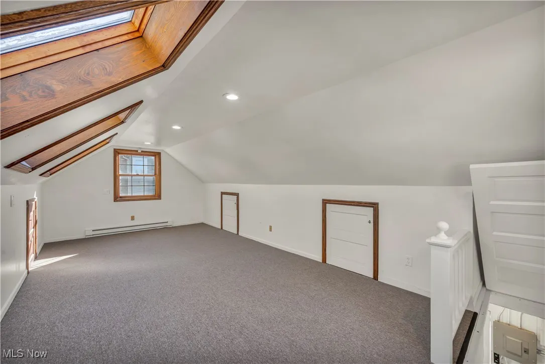 Finished bonus room above garage.
