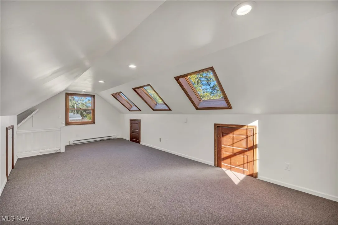 Finished bonus room above garage.