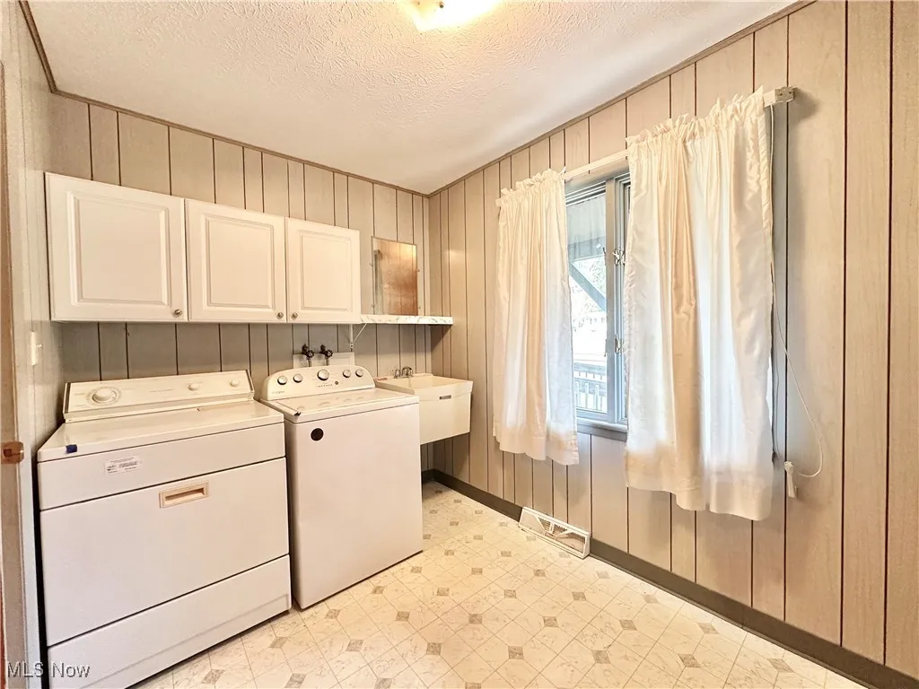 First floor laundry washer and dryer included