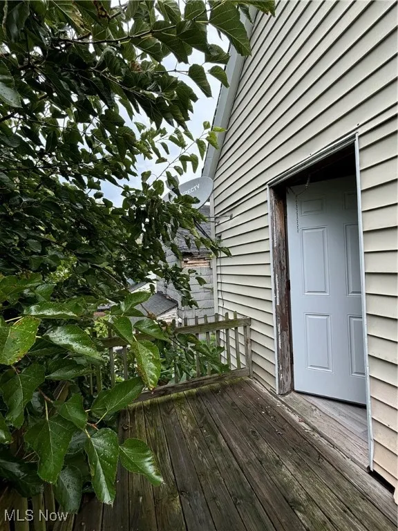 View of deck
