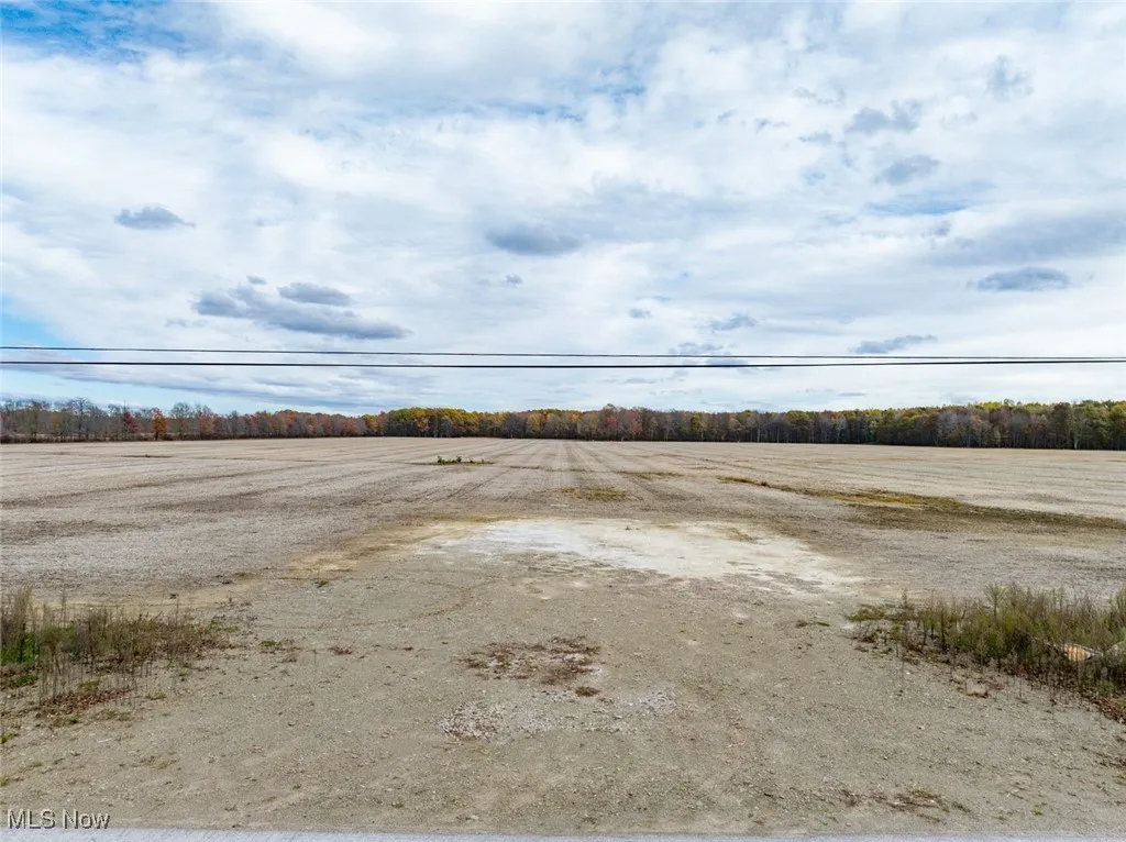 View of yard featuring a view of countryside