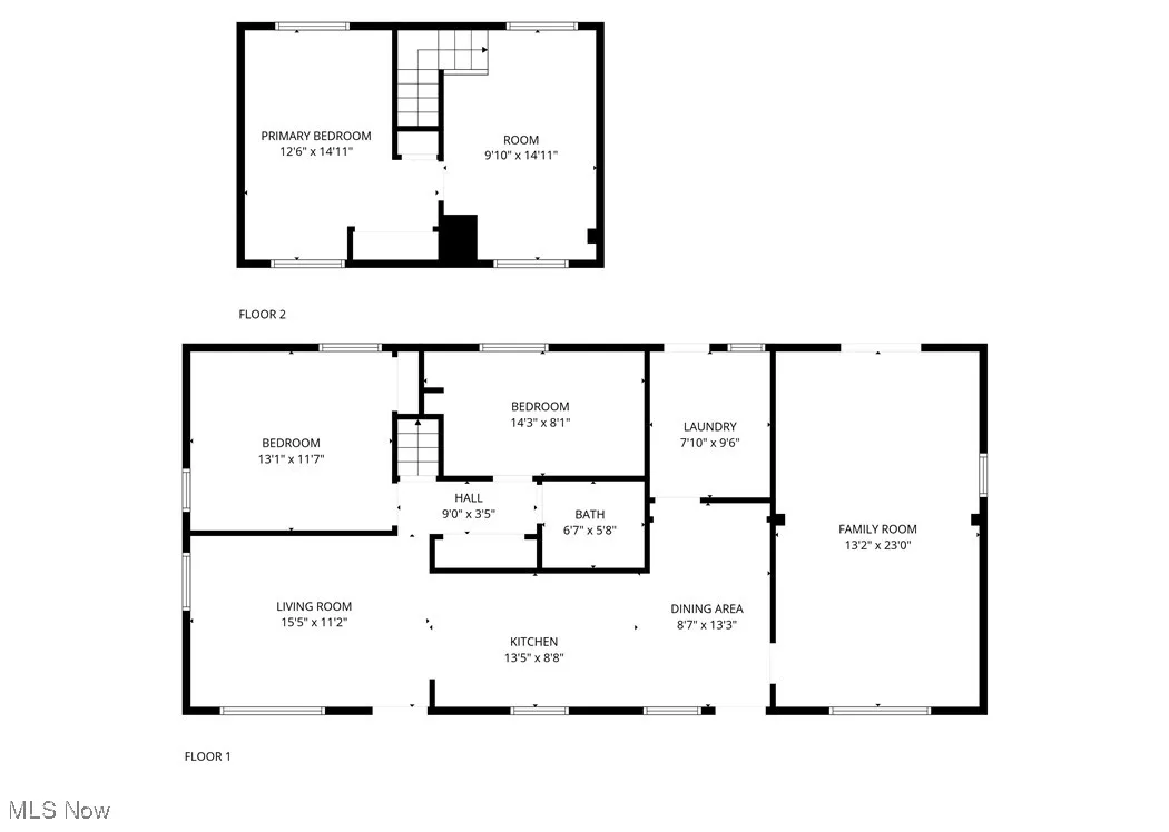 1st & 2nd Floor Layouts