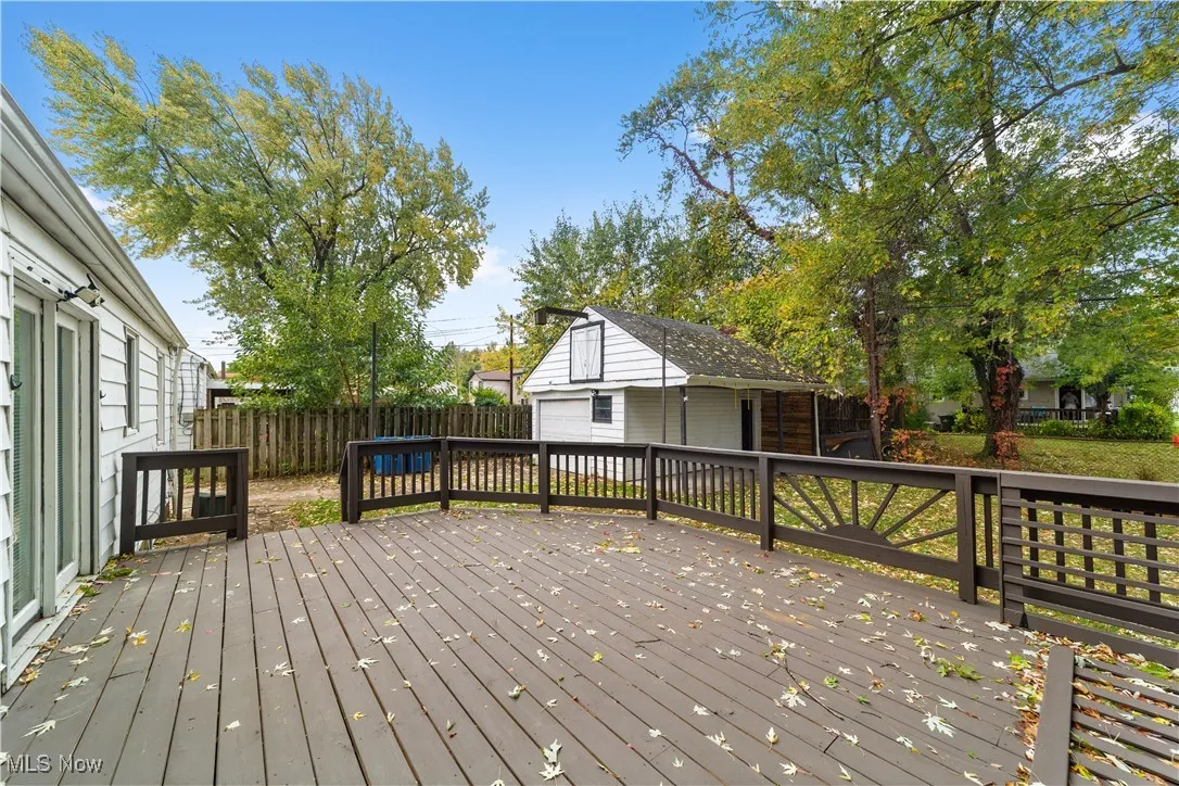 Backyard Deck off of Dining Area
