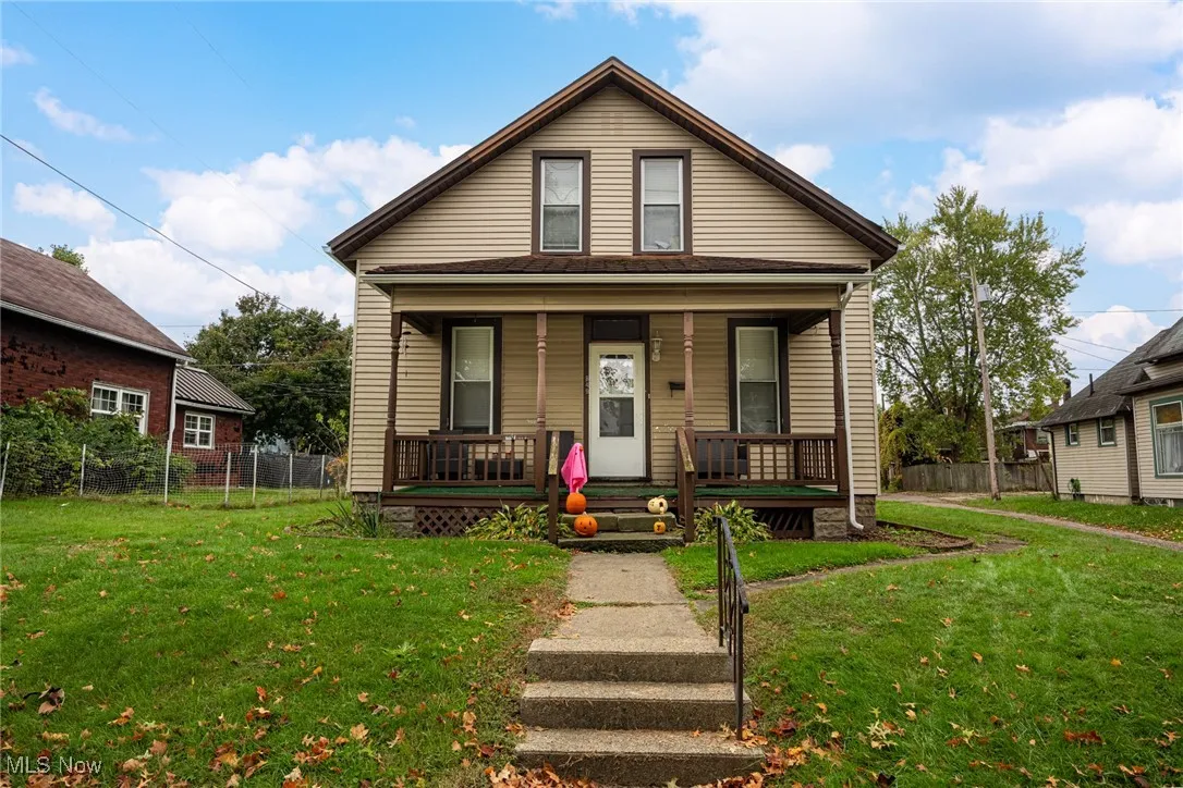 Bungalow-style home with covered porch