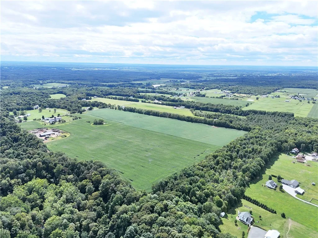 View of rural area with extensive farmland
