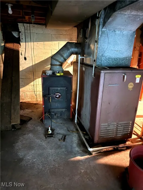 View of utility room