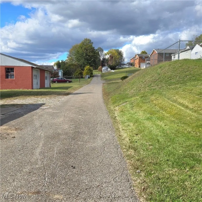 Nice paved open alley