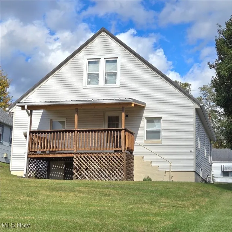View from rear yard