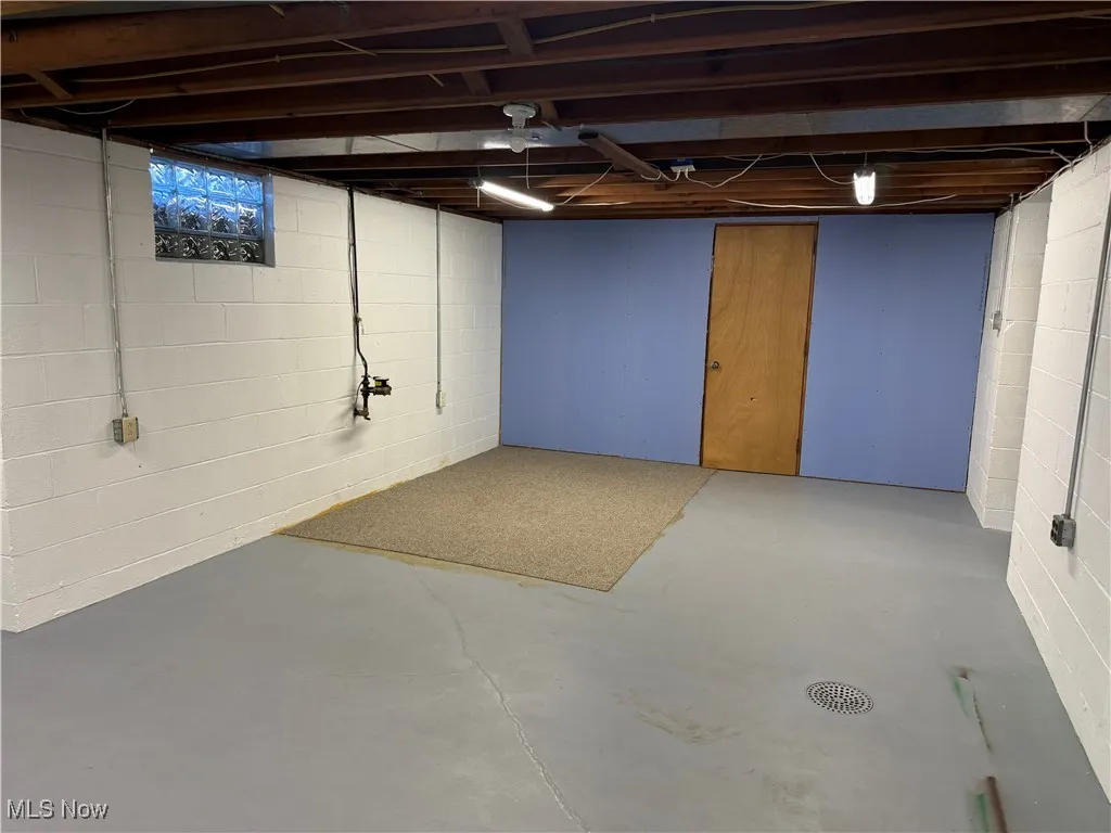 View of basement