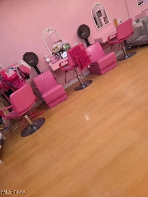 Detailed view of wood finished floors