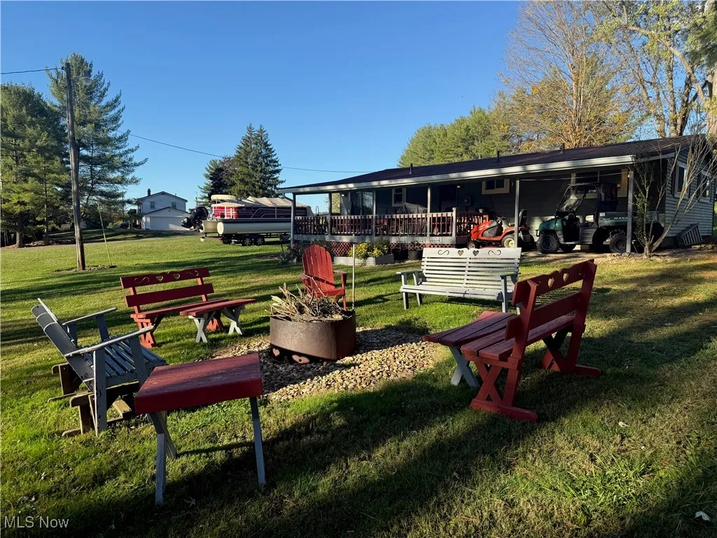 View of community with a yard