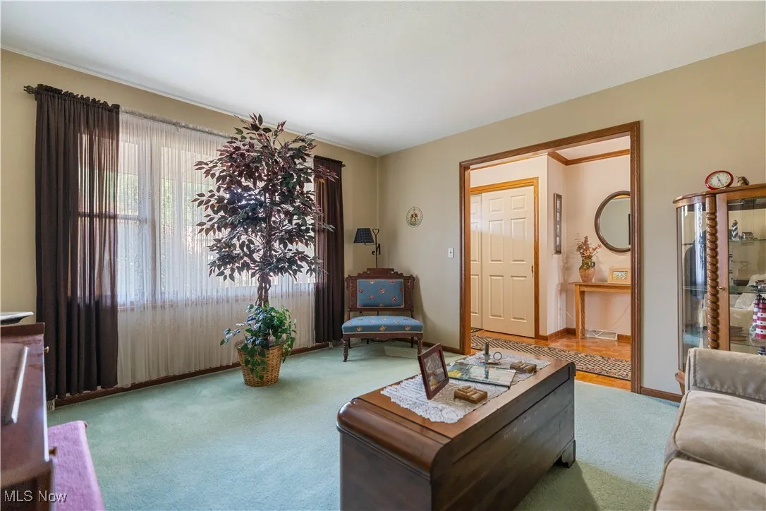 Living room directly off the foyer.