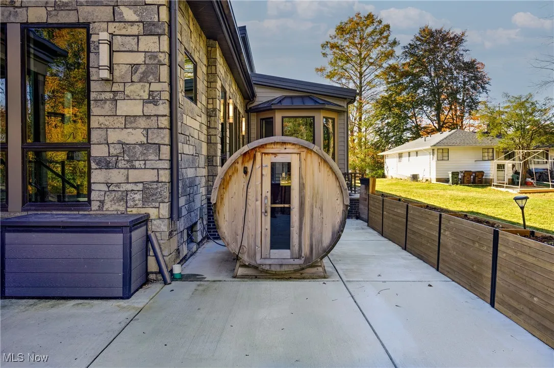 View of outdoor structure