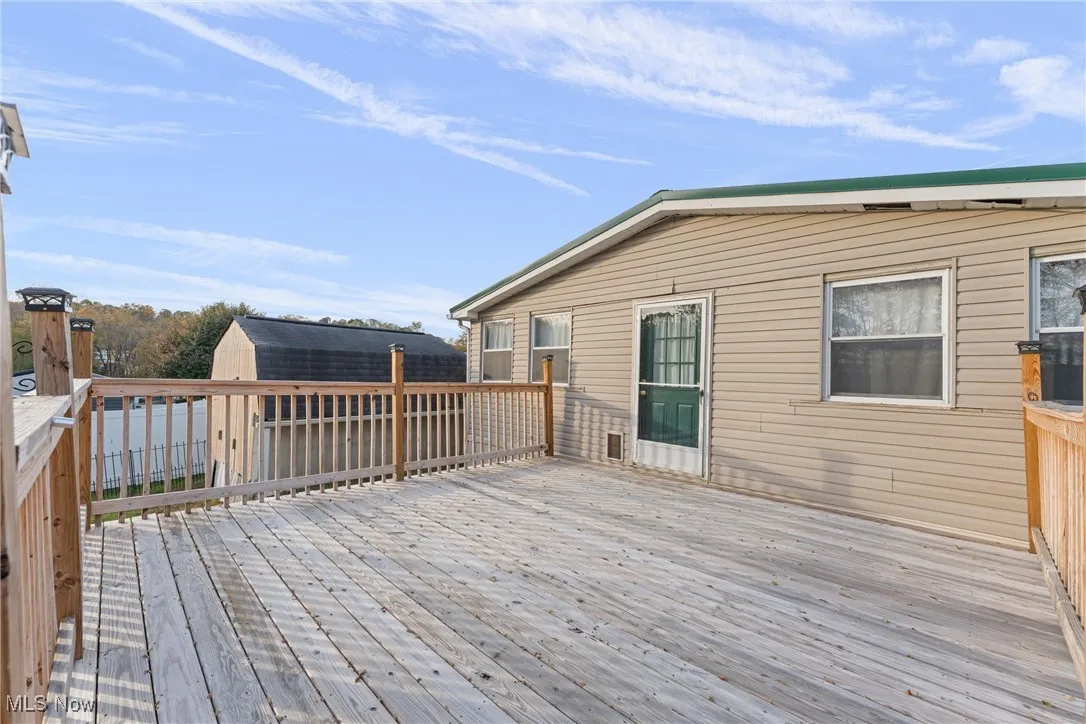 View of deck