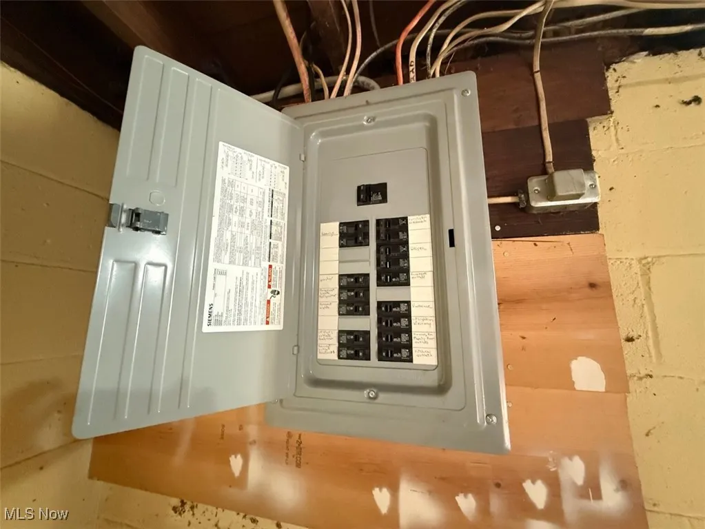 FH BSMNT-Utility room featuring NEWER electric panel