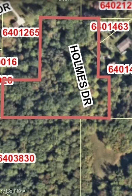 Map / location with property boundaries highlighted