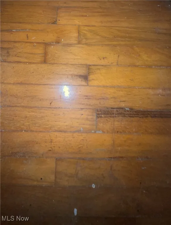 hardwood floor in closet