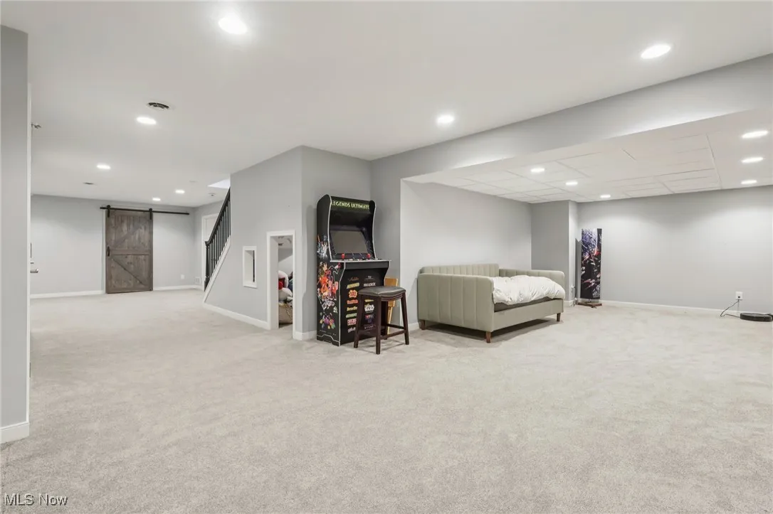 Recreation and Game Room on the lower-level