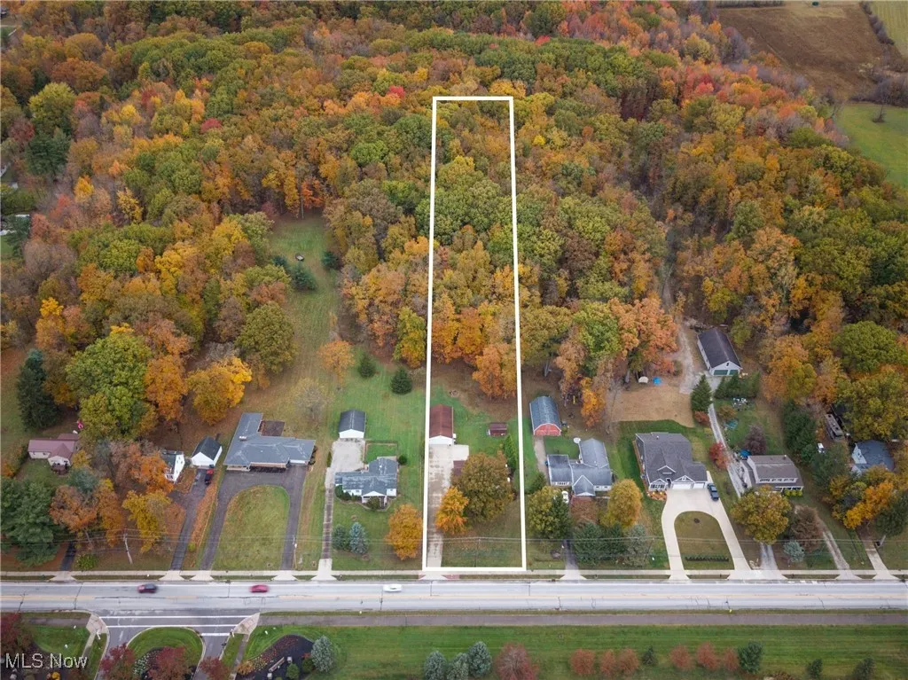 Outline of the property lines