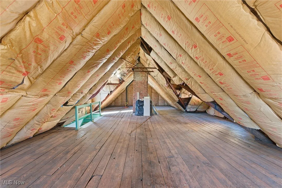 View of attic