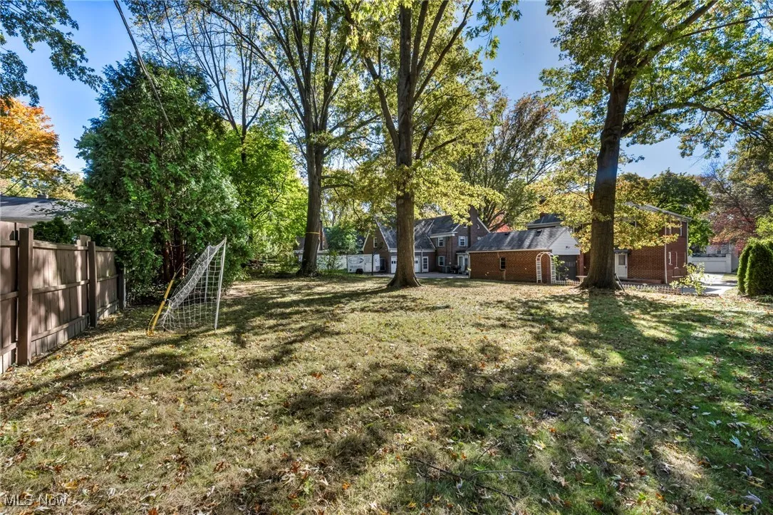 View of yard with view of scattered trees