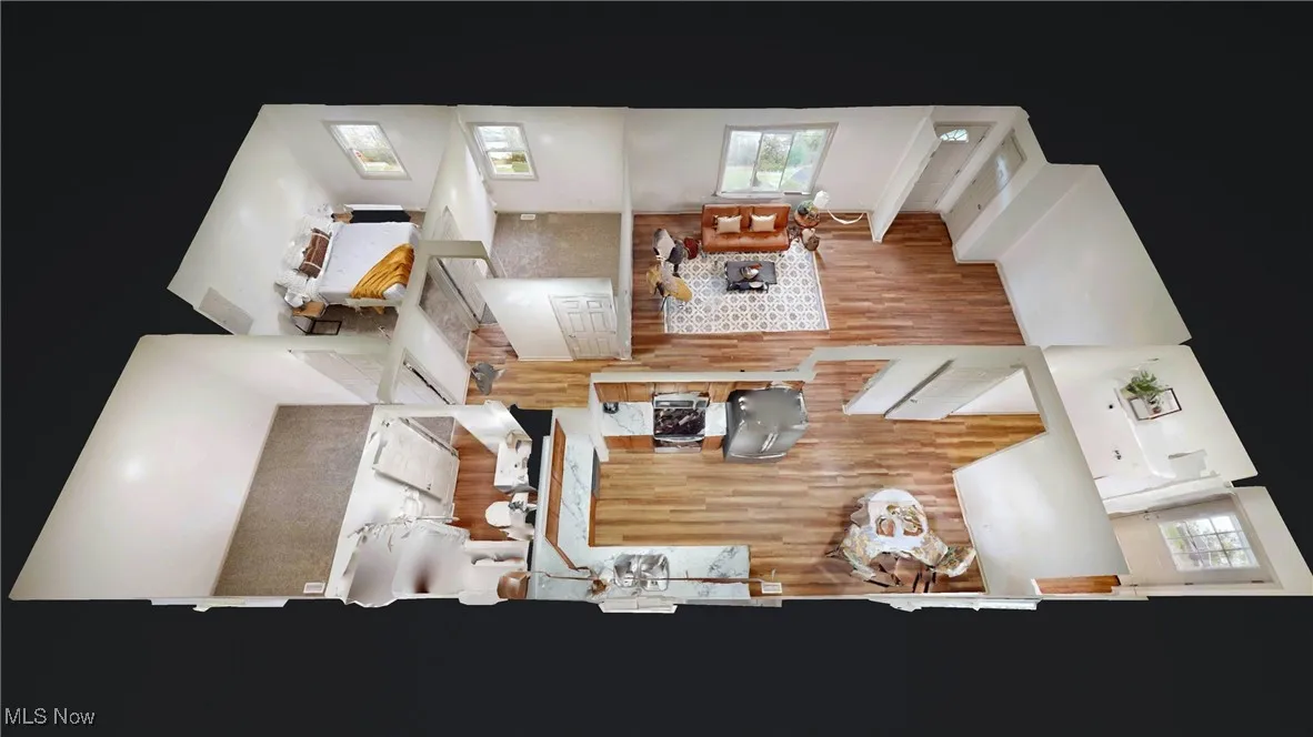 Looking in from backyard