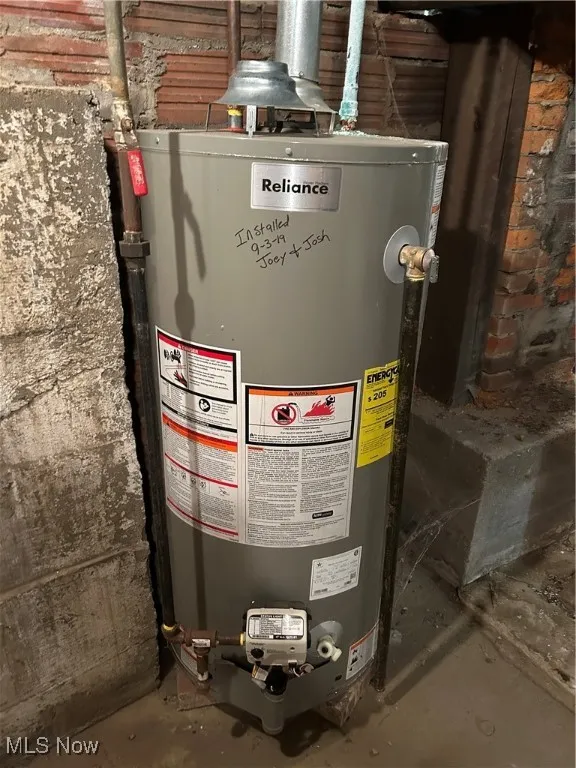 Utilities featuring water heater