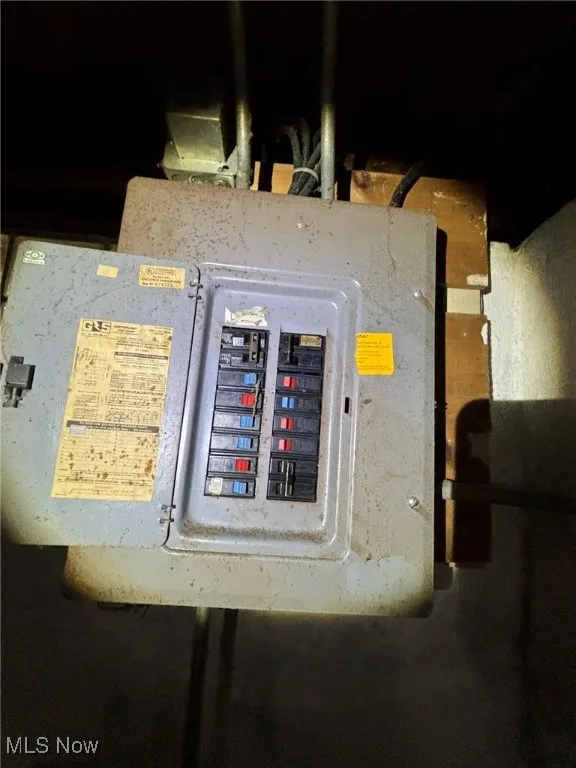 Utility room featuring electric panel