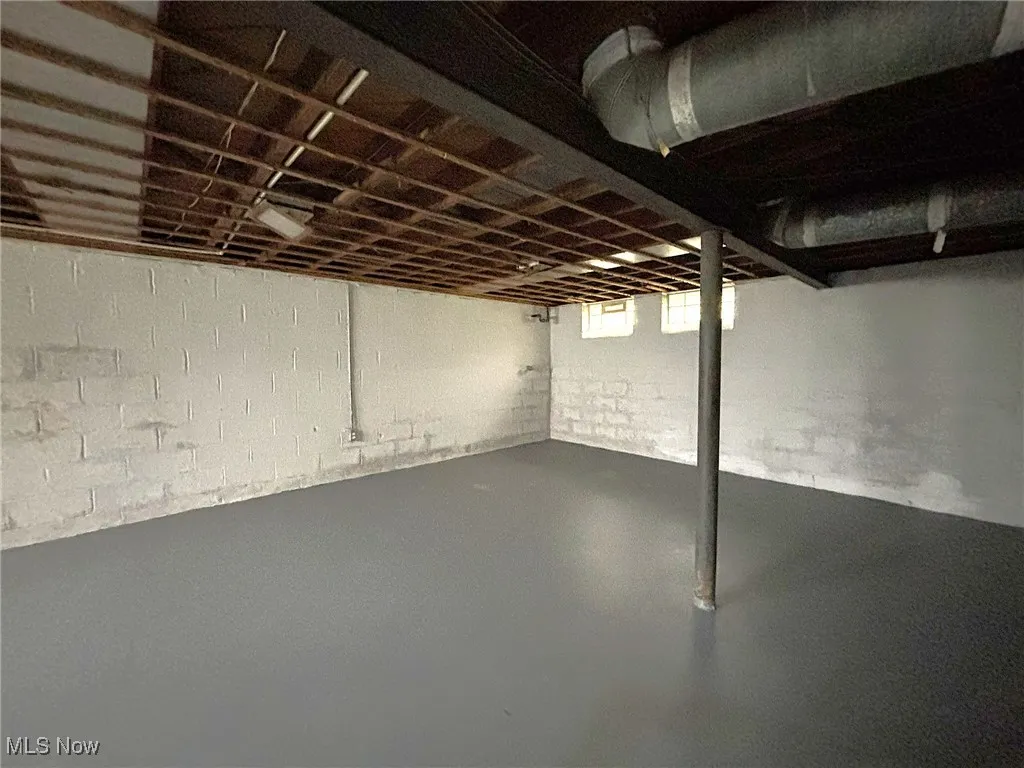 View of basement