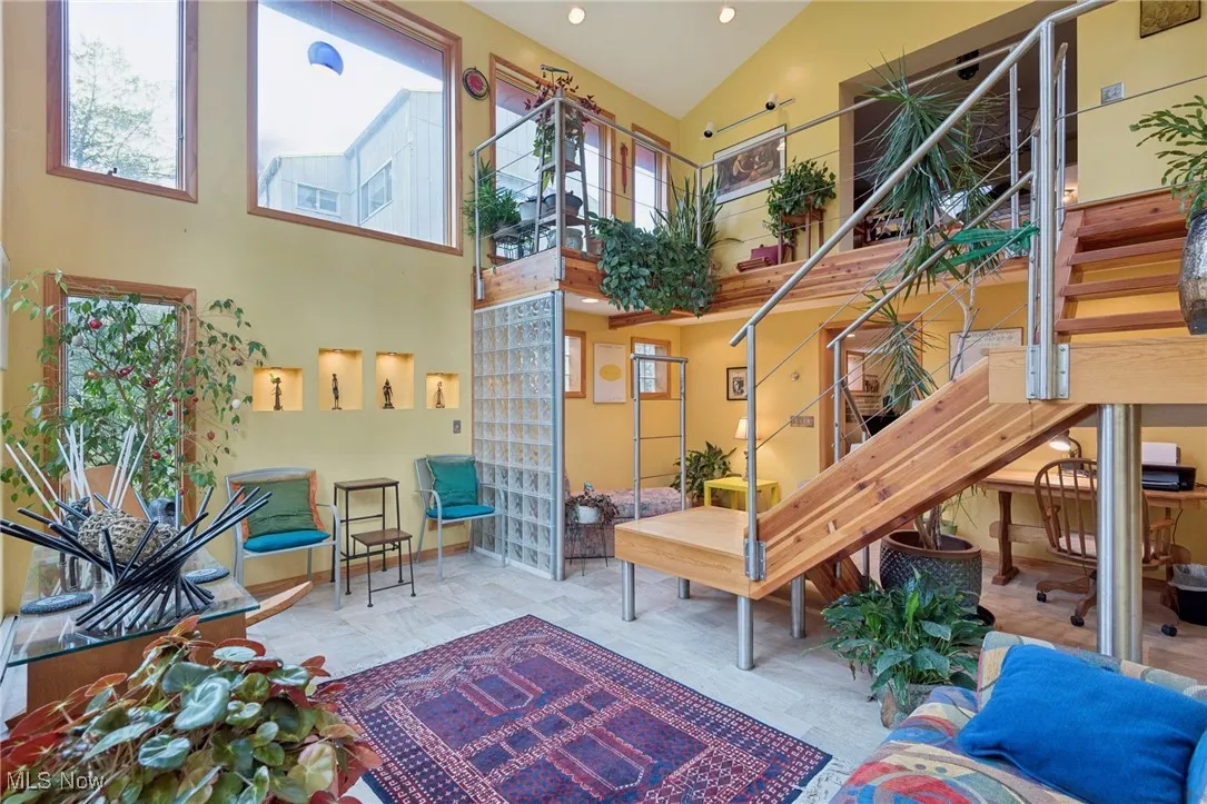 View from the lower level lounge