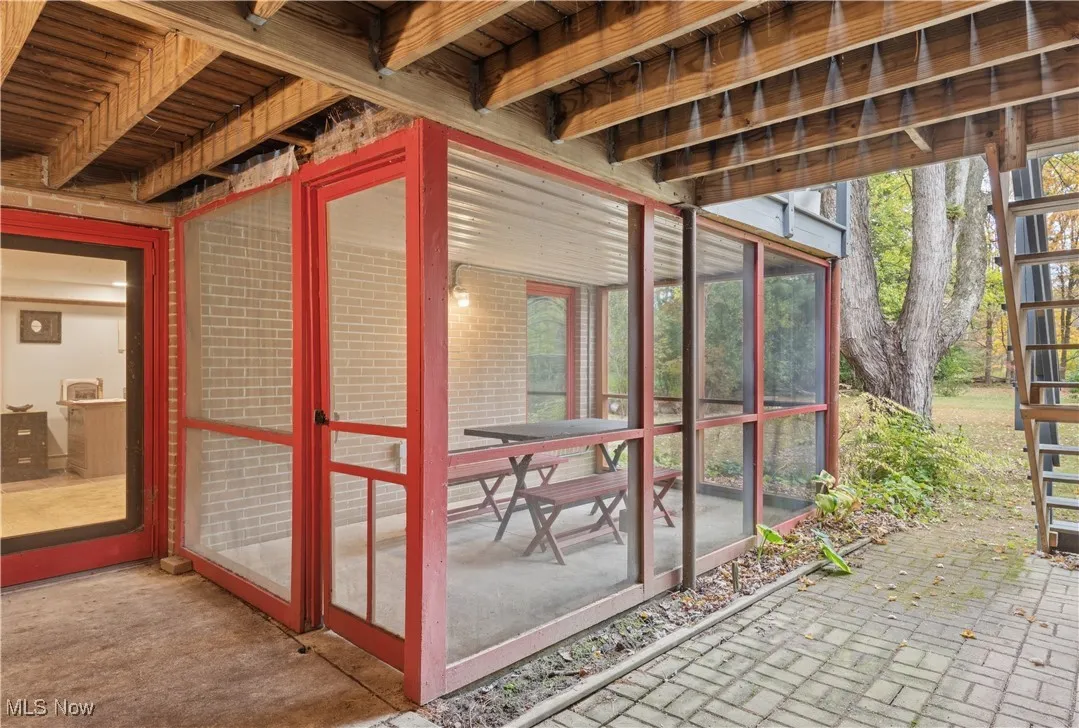Patio and screened porch
