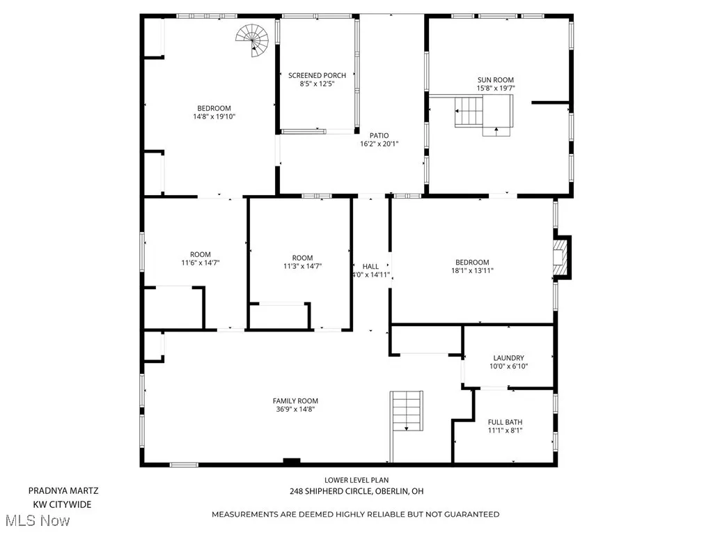 Lower Level Floor Plan
