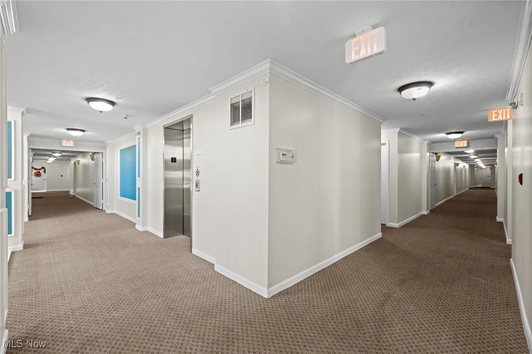 Second-floor hallway