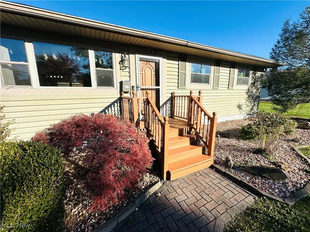 View of exterior entry