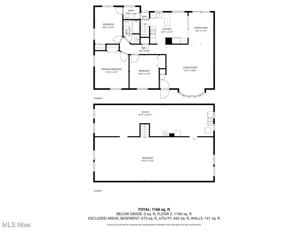 Room sizes and overall square footage are approximations via Cubi Casa software. Refer to listing for official square footage