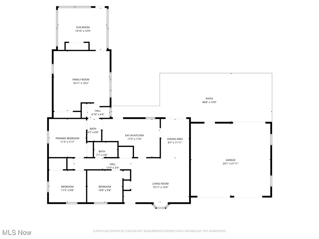 View of room layout
