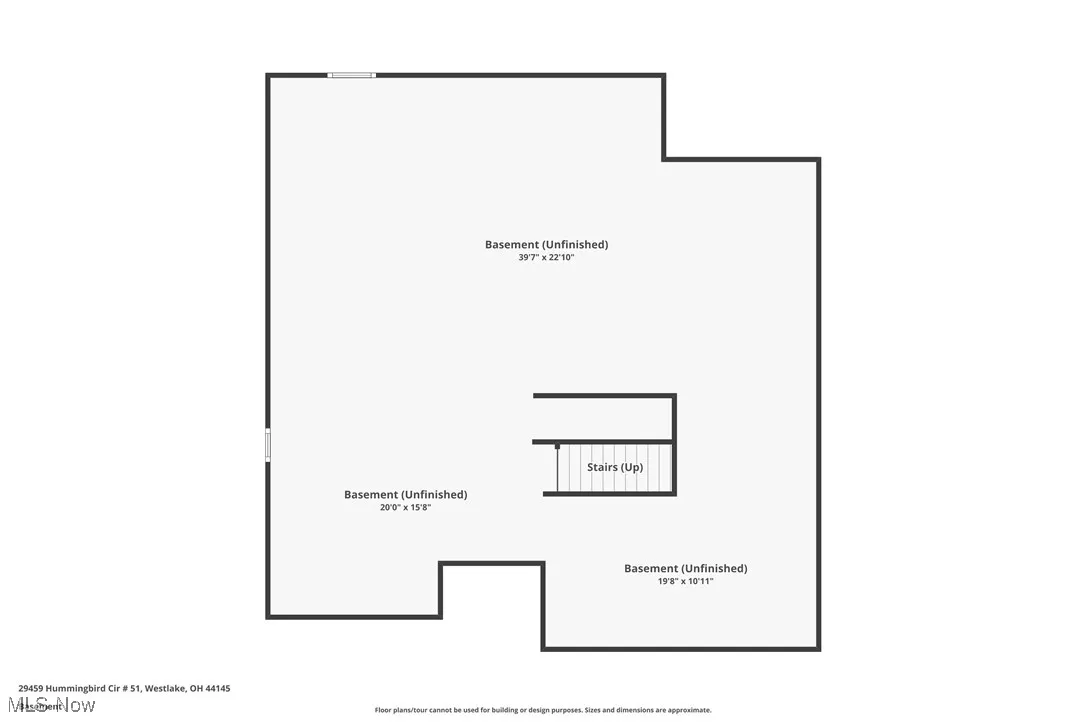 View of floor plan / room layout - Basement